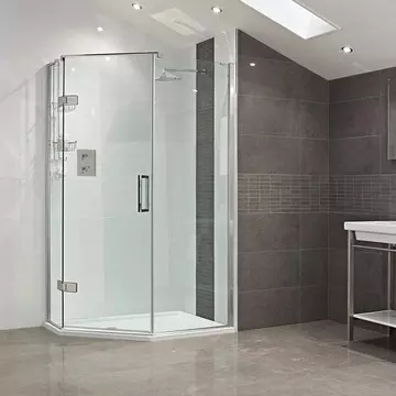 Ötszögletű zuhanykabinok: stílus és elegancia