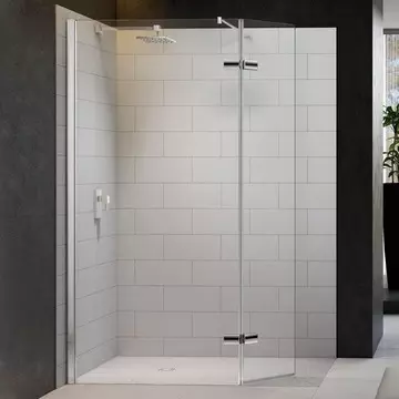 ötszögletű üveg zuhanykabin